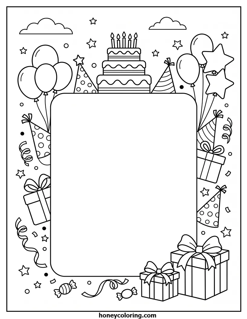 Birthday Card Activity Printable