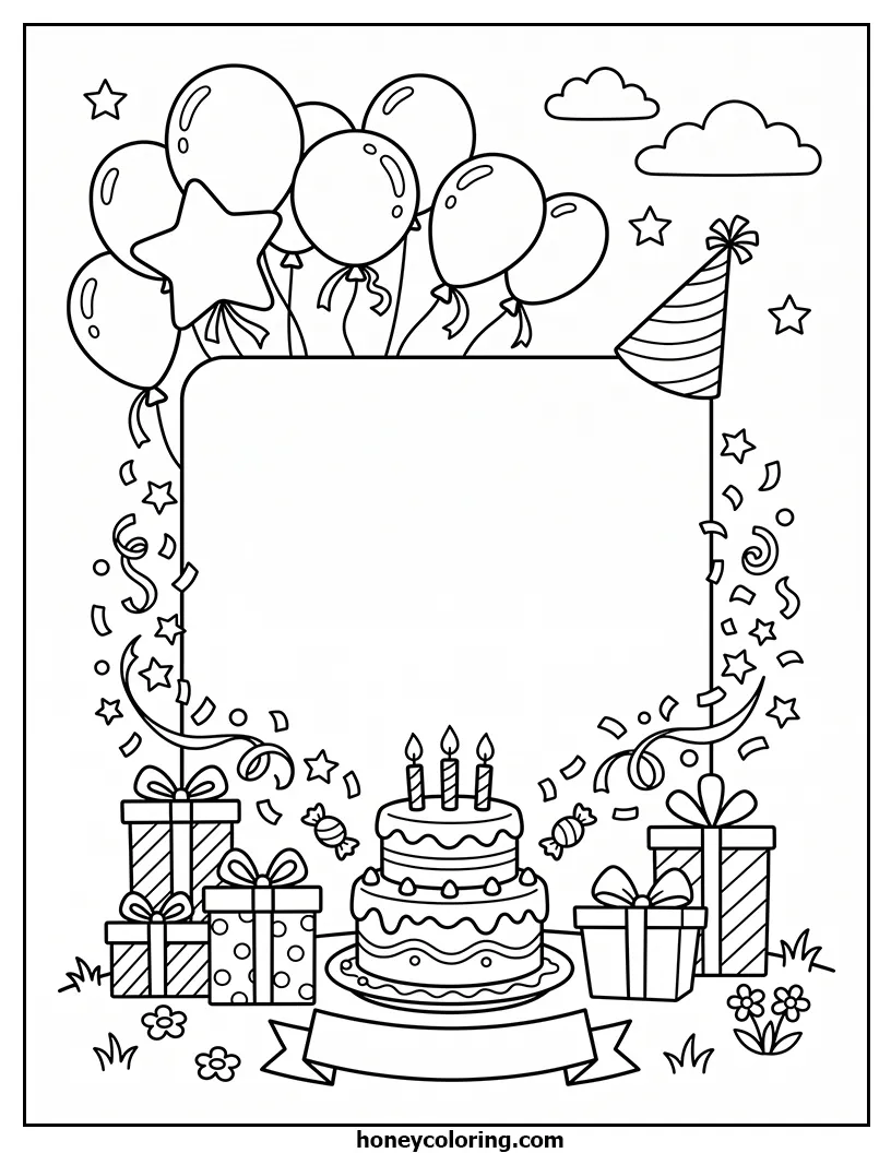 Birthday Card Printable Design