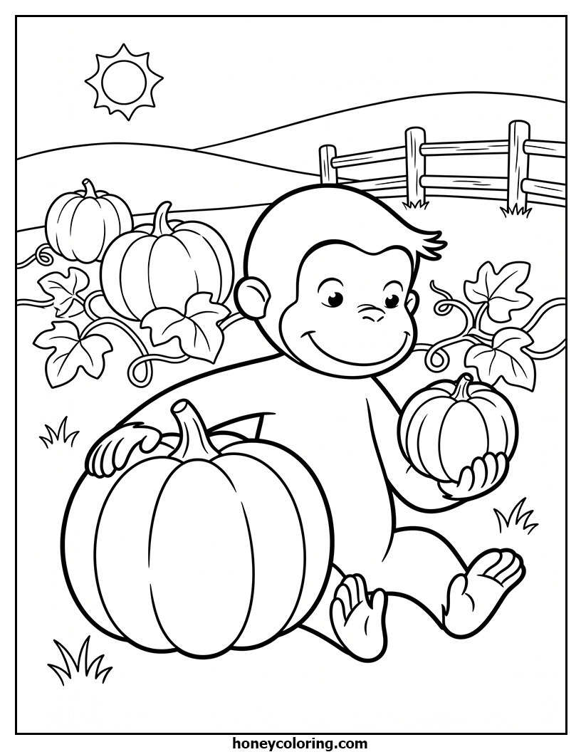 Curious George Printable Design