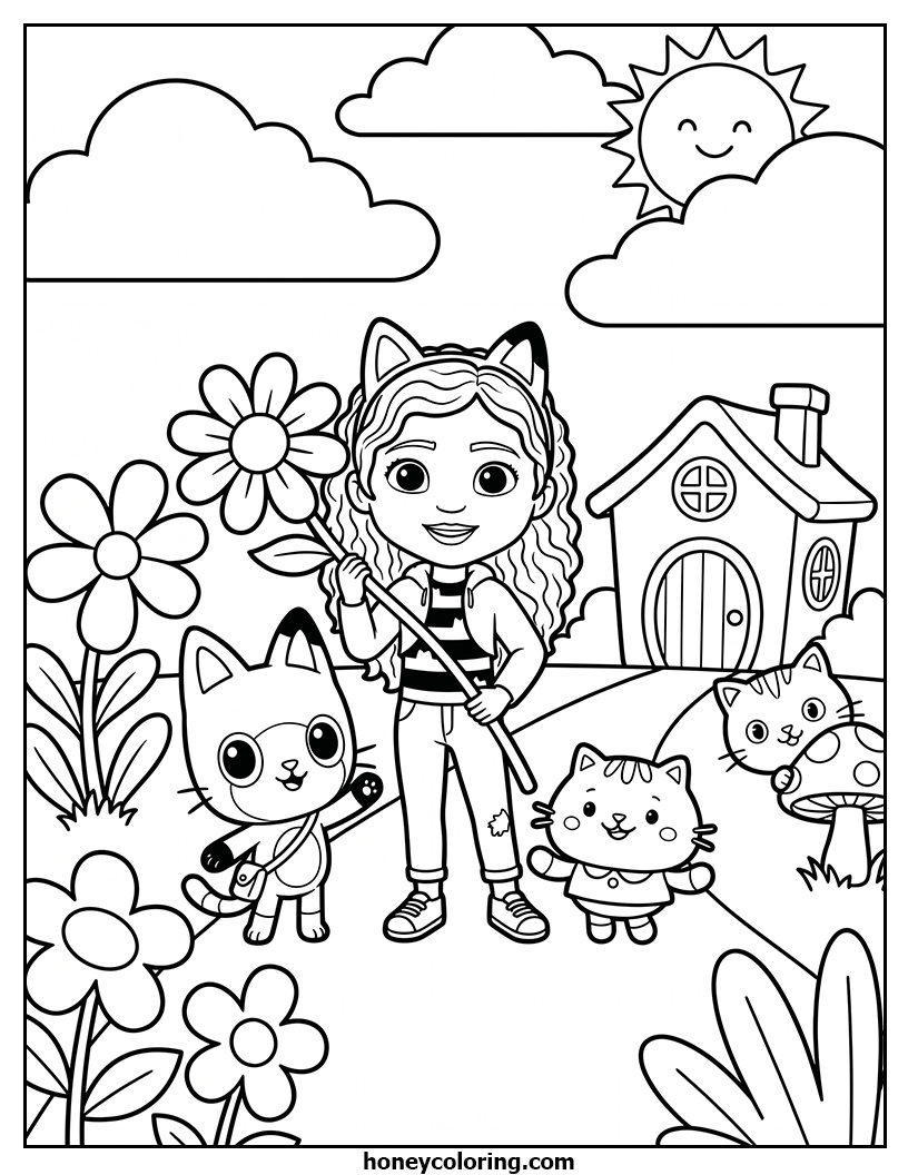 Gabby's Dollhouse Activity Printable