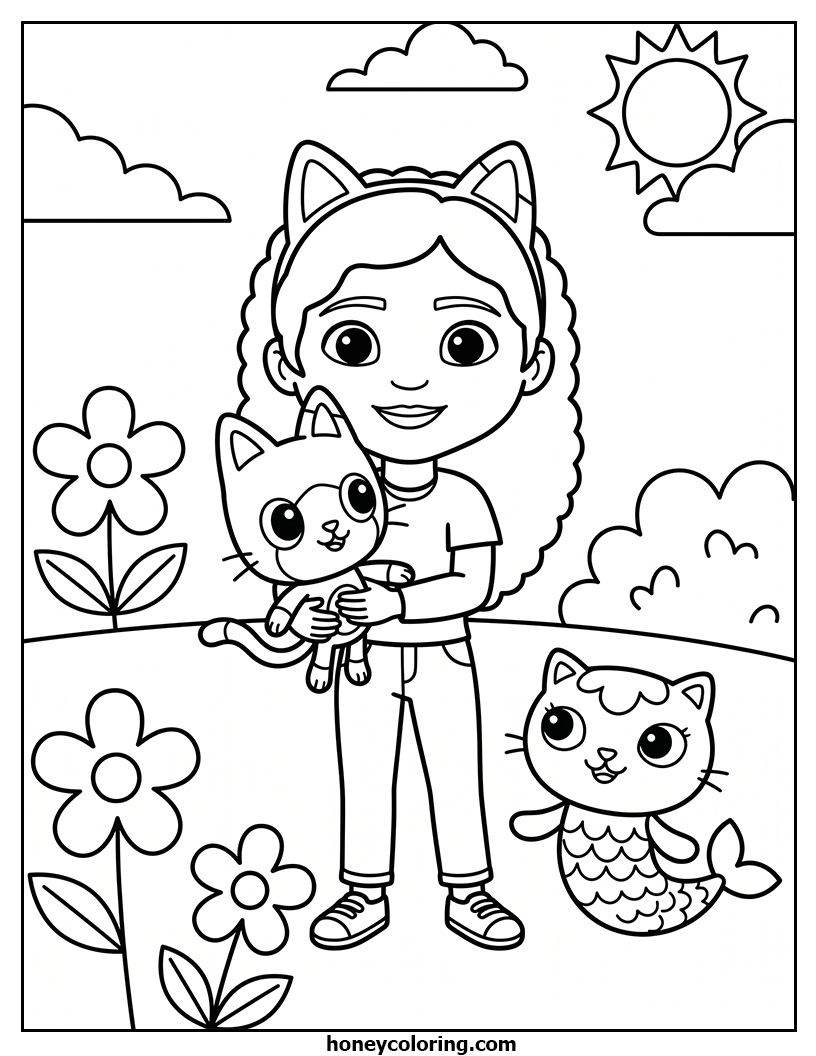Gabby's Dollhouse Activity Worksheet