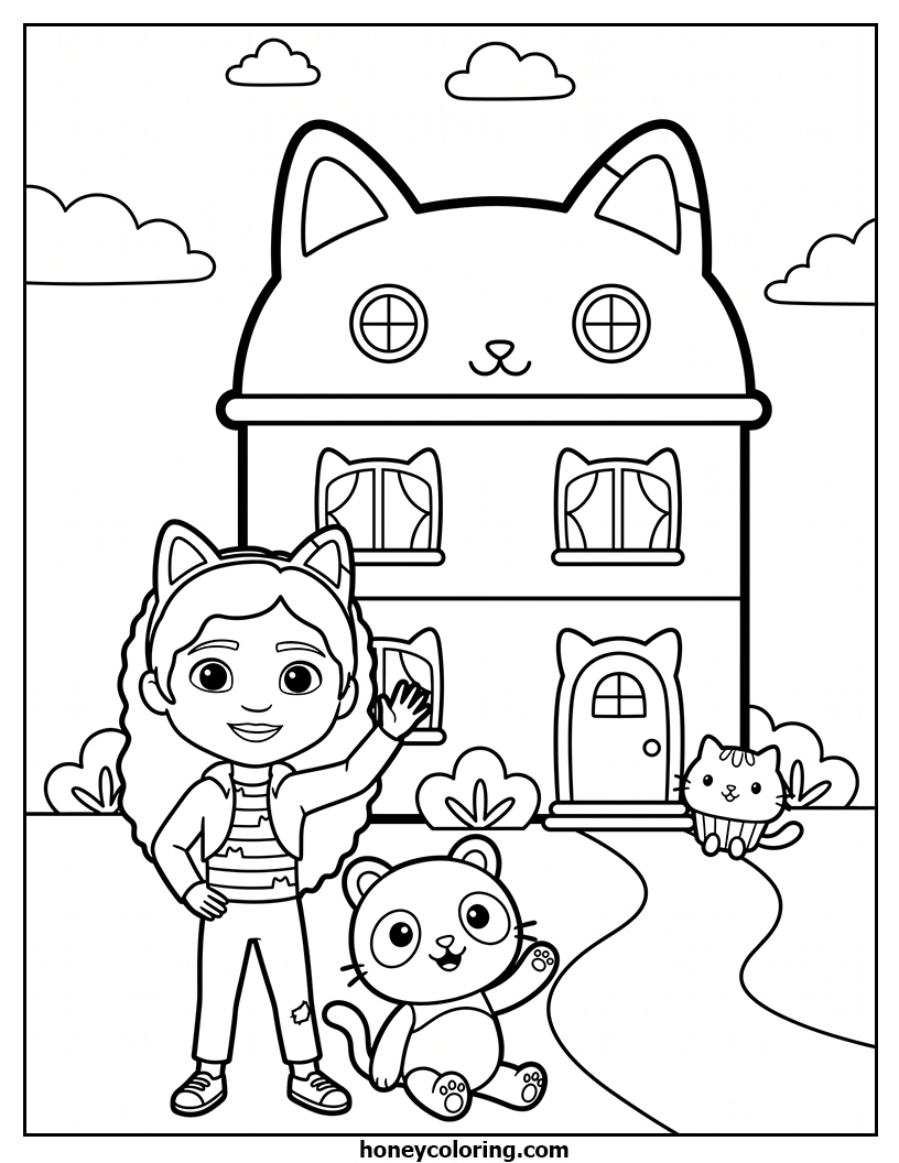 Gabby's Dollhouse Printable Craft Activity
