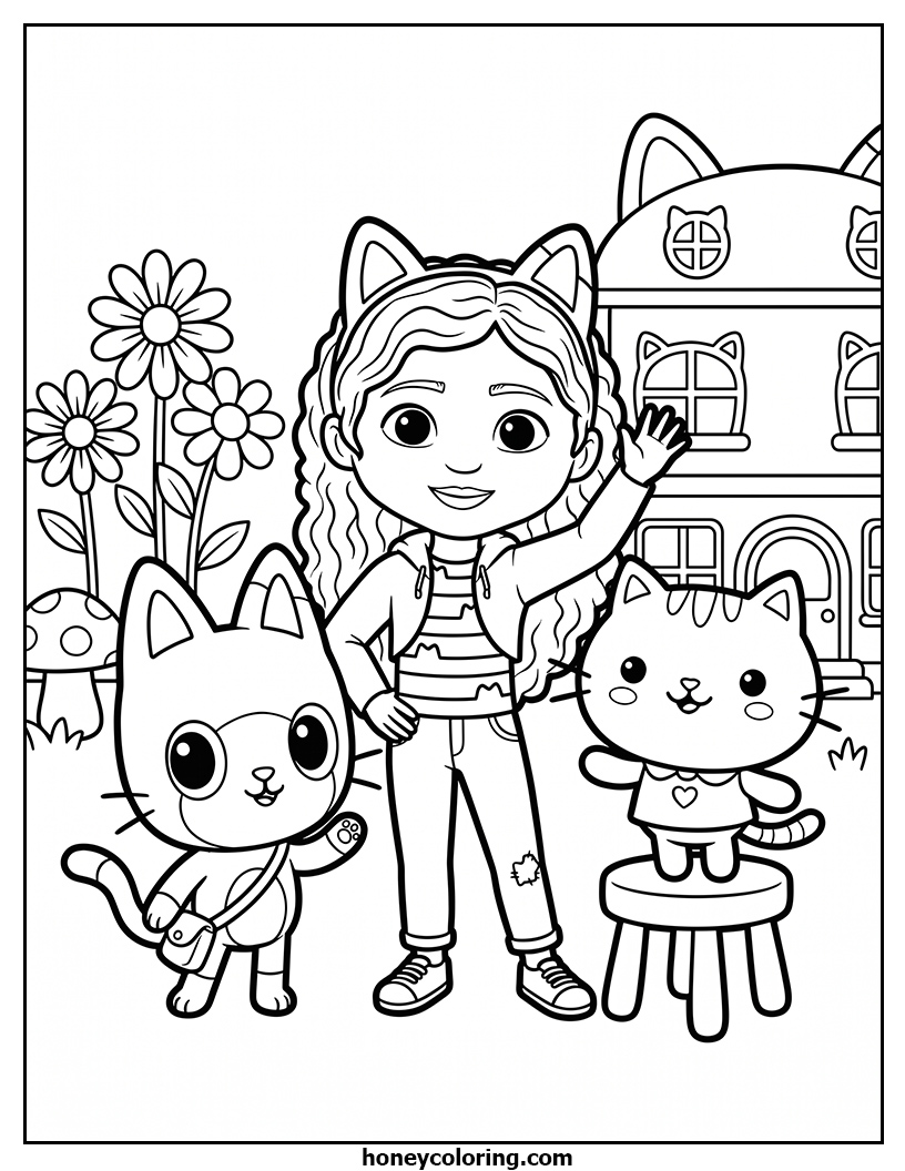 Gabby's Dollhouse Printable PDF
