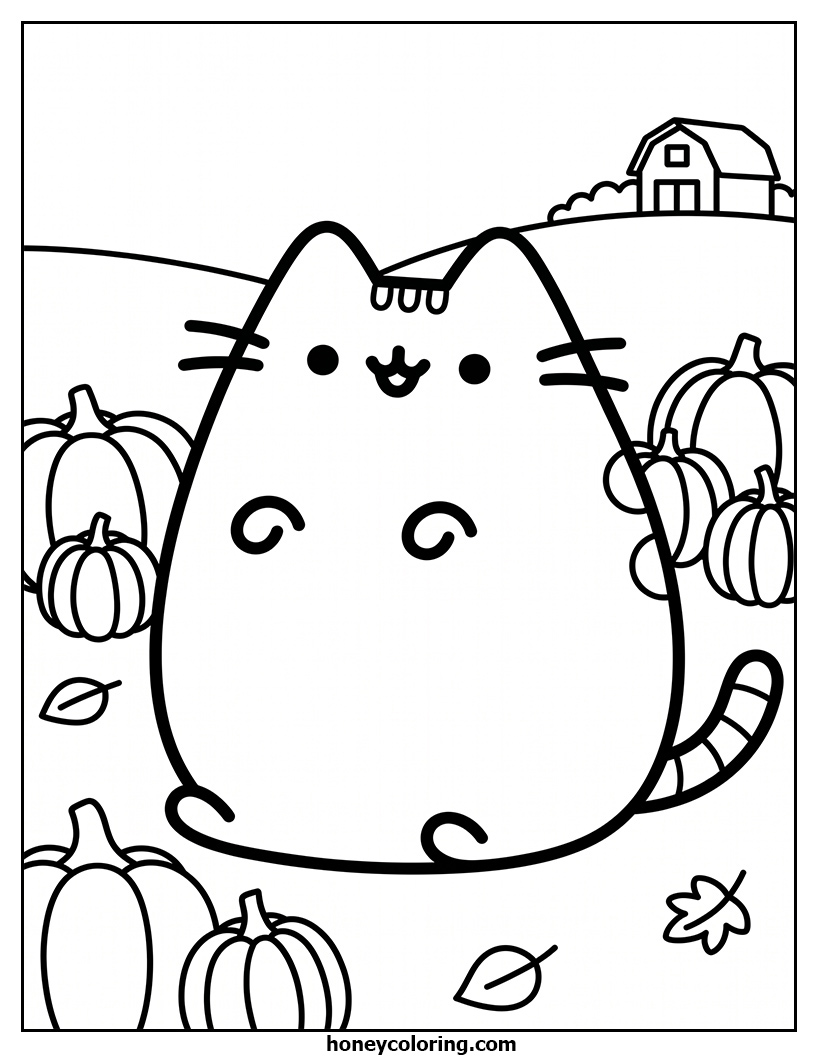 Pusheen Creative Activity Page