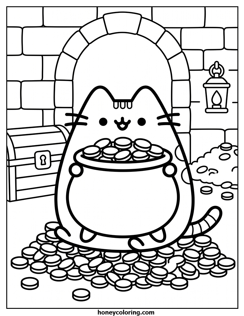 Pusheen Printable Activity Page