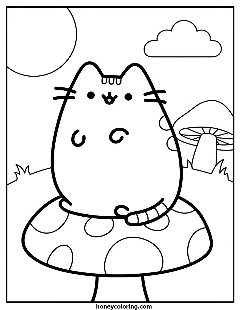 Pusheen Printable Design