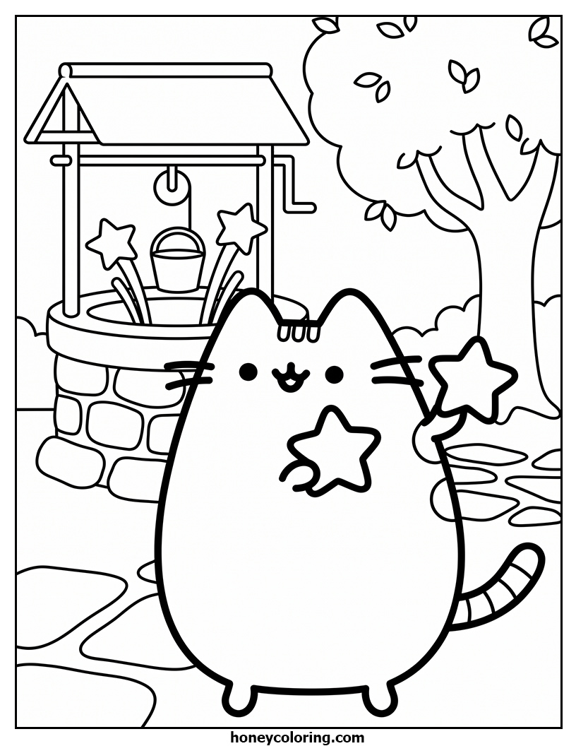 Pusheen Printable Worksheet