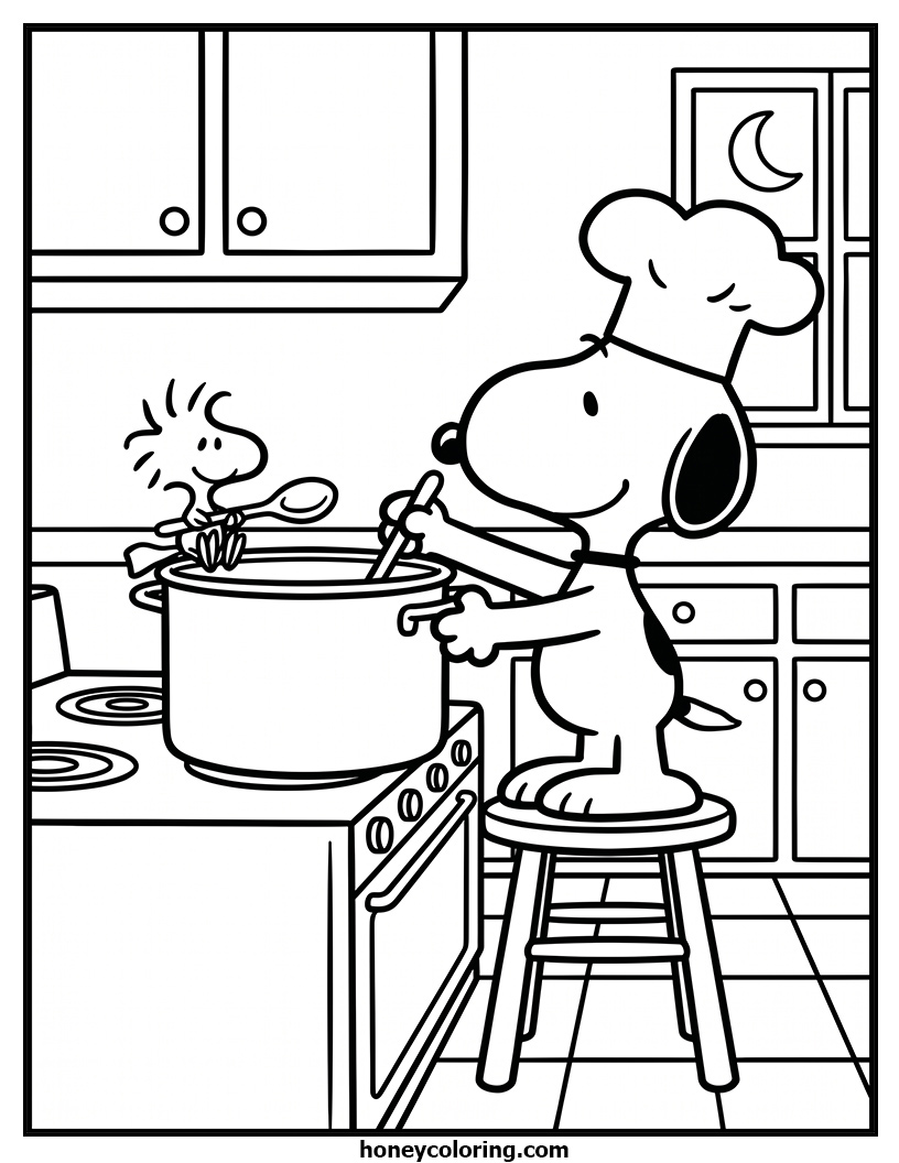 Snoopy Printable Craft Activity