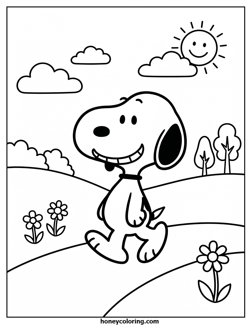 Snoopy Printable PDF