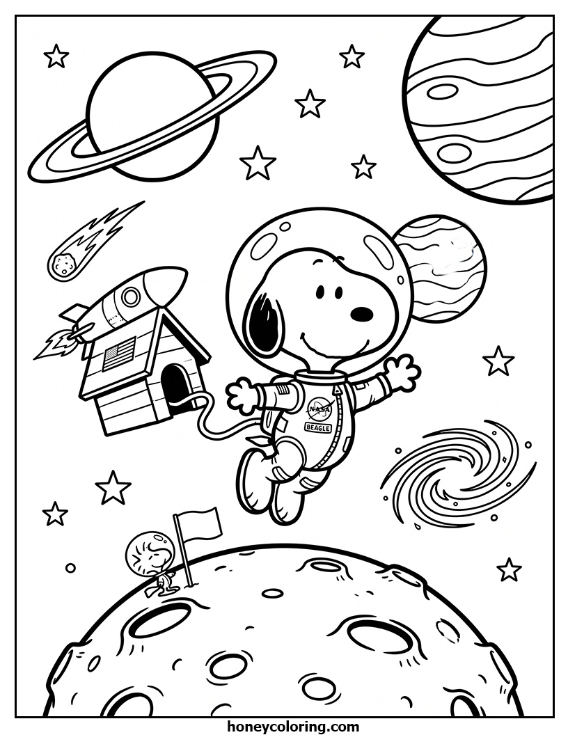 Snoopy Printable Worksheet