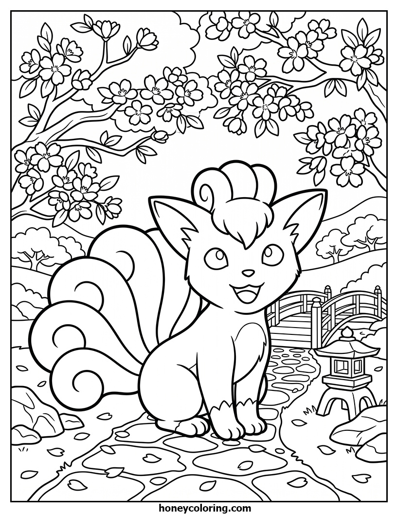 Vulpix Printable Activity Sheet
