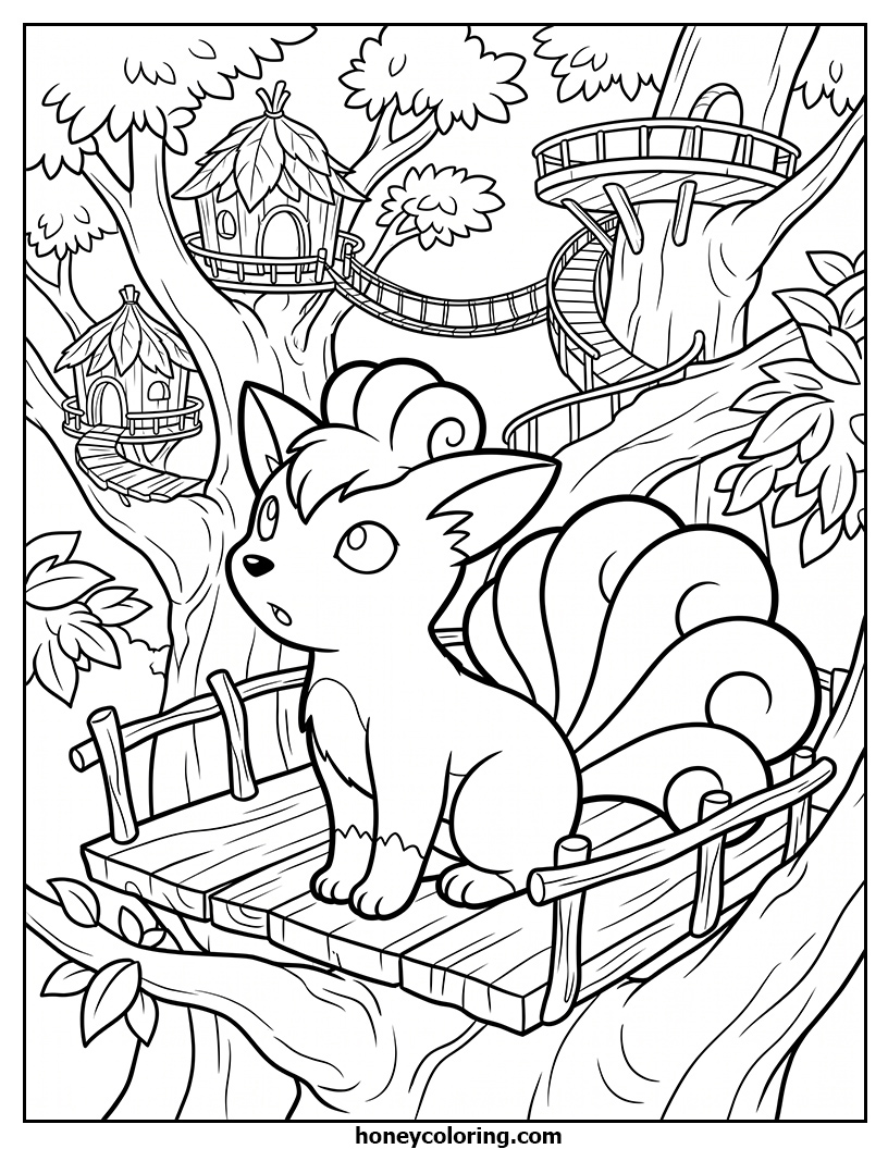 Vulpix Printable Design