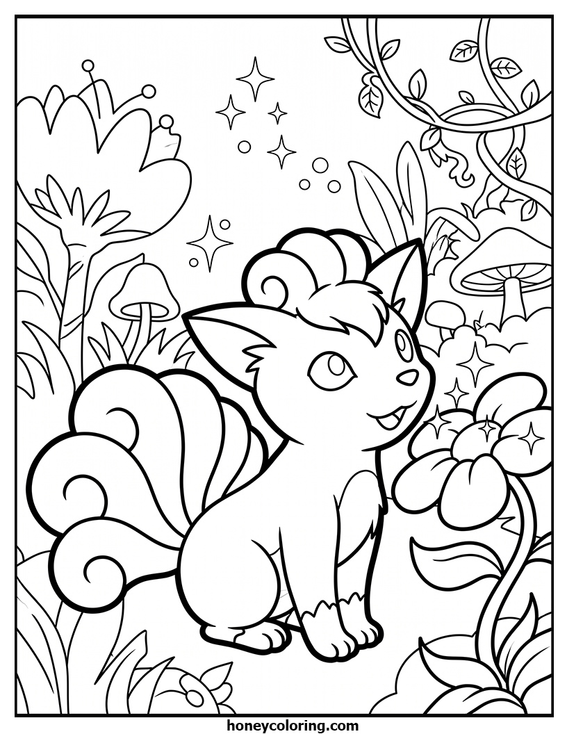 Vulpix Printable Resource
