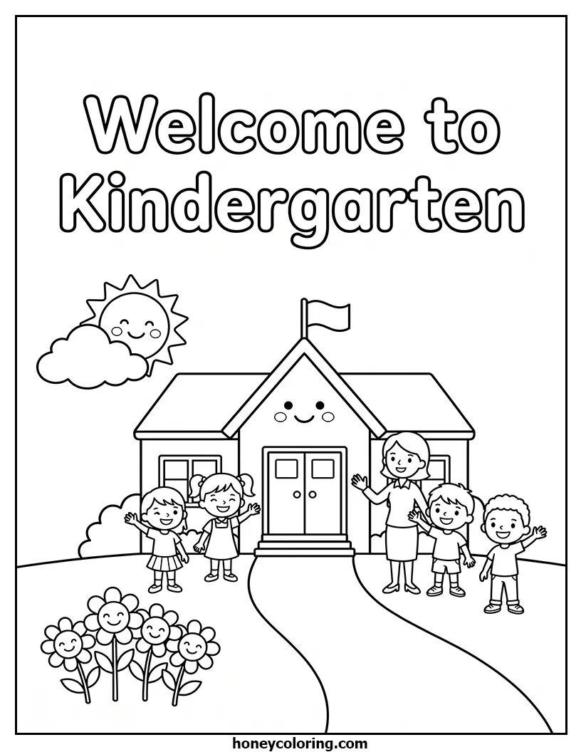 Welcome to Kindergarten Printable Artwork