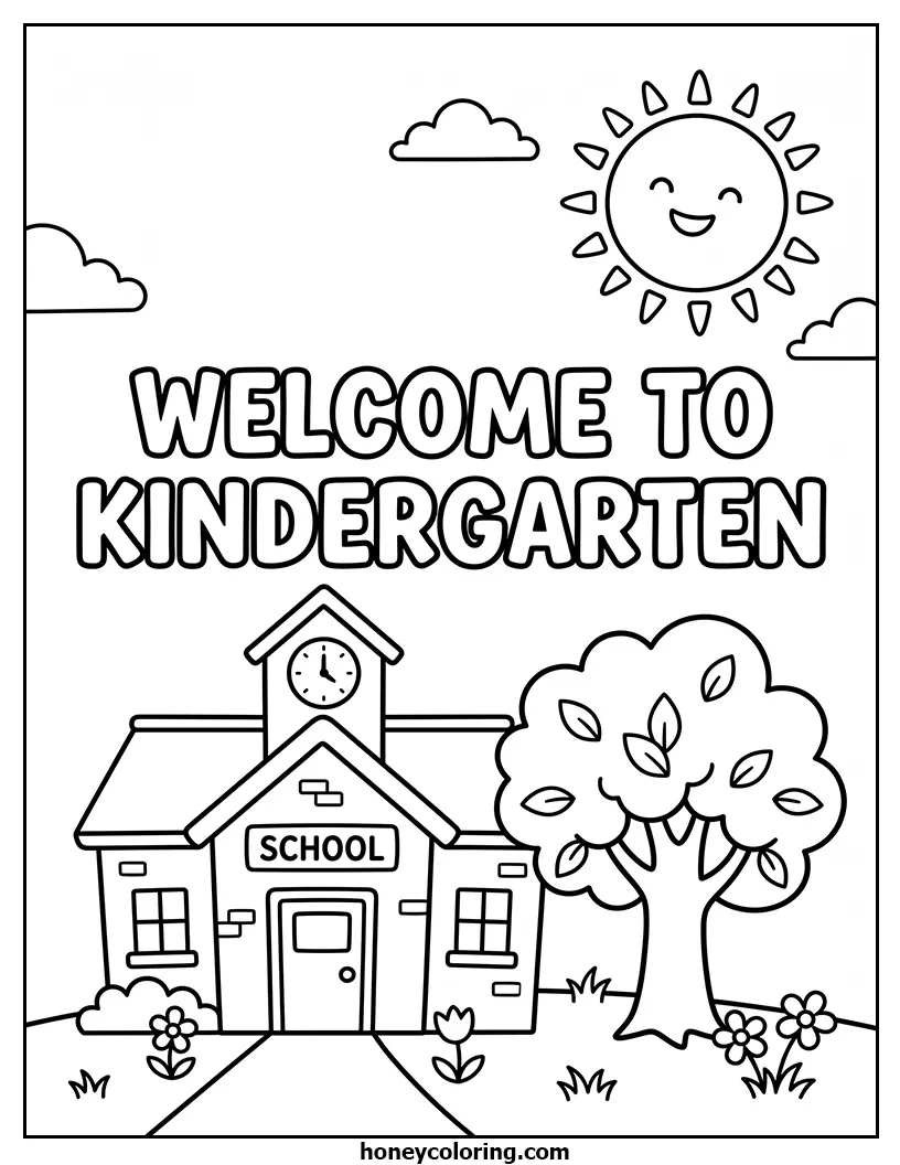 Welcome to Kindergarten Printable Resource