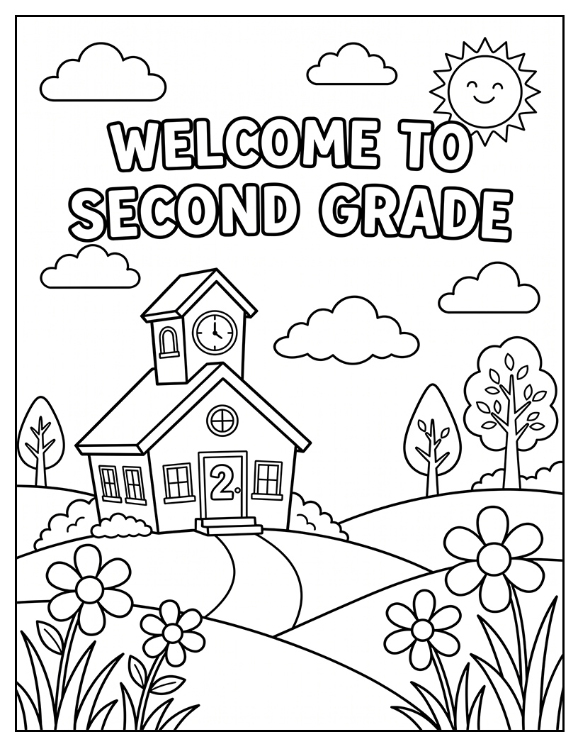 Welcome to Second Grade Coloring Resource