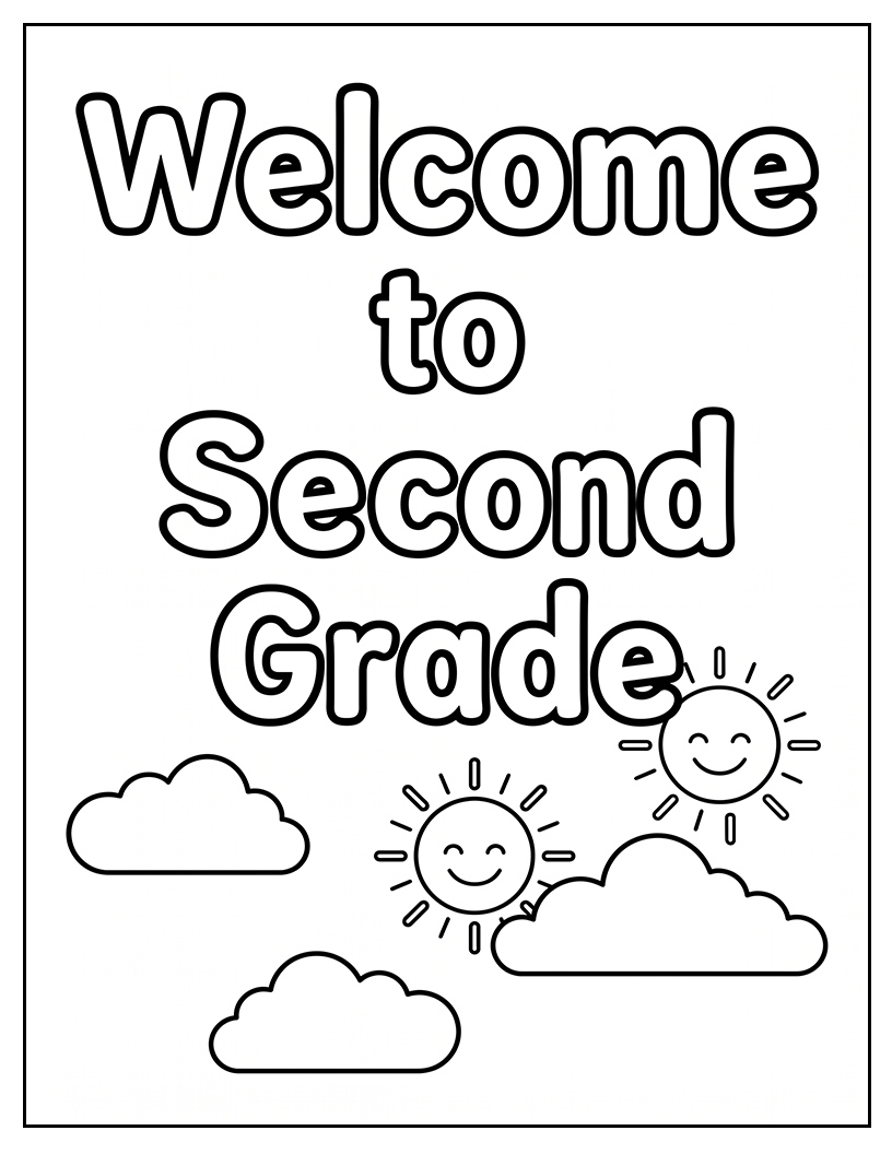 Welcome to Second Grade Printable Design