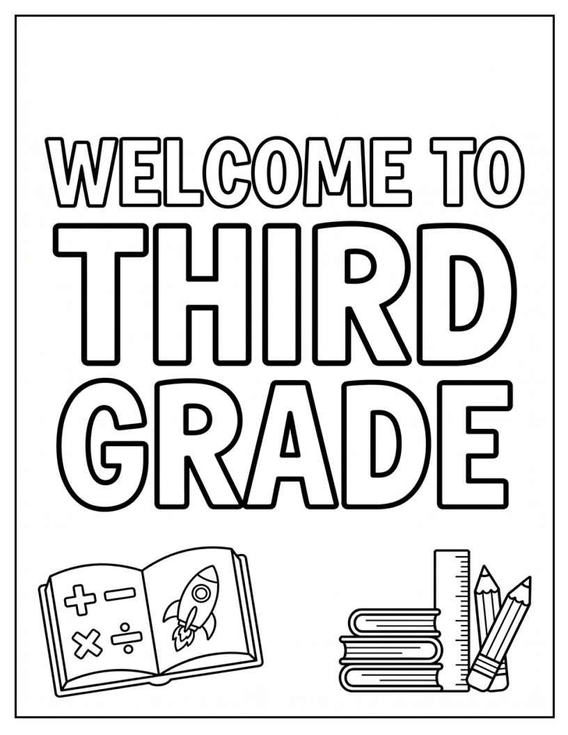 Welcome to Third Grade Coloring Resource