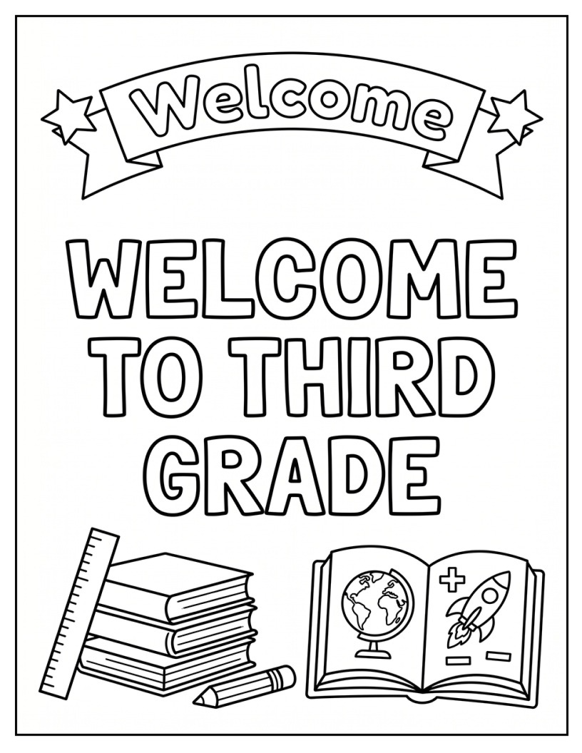 Welcome to Third Grade Outline Drawing