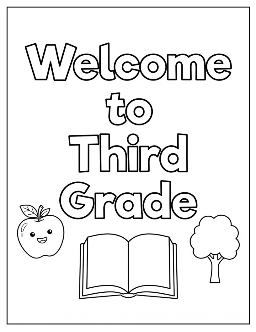 Welcome to Third Grade Printable Download
