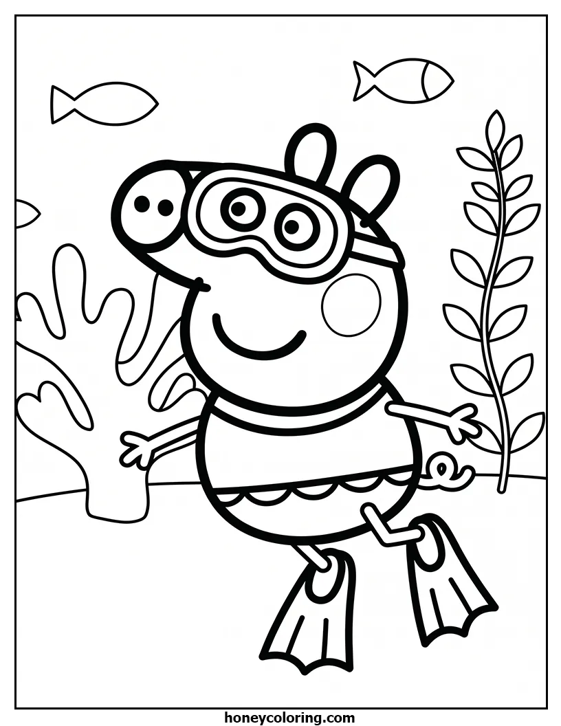 Peppa Pig Coloring Project