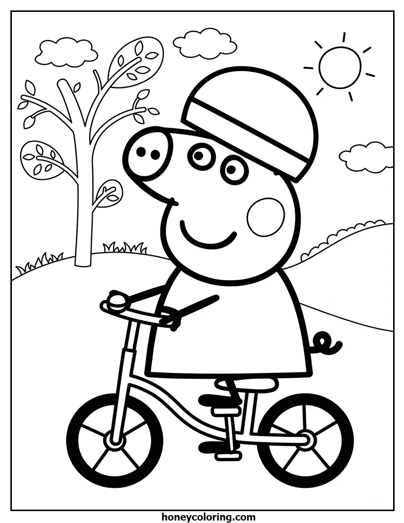 Peppa Pig Creative Activity Page