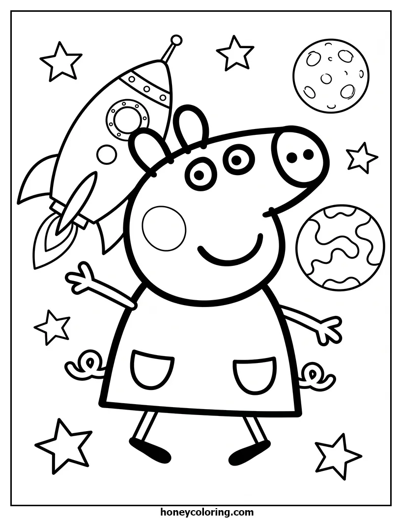 Peppa Pig Printable Illustration