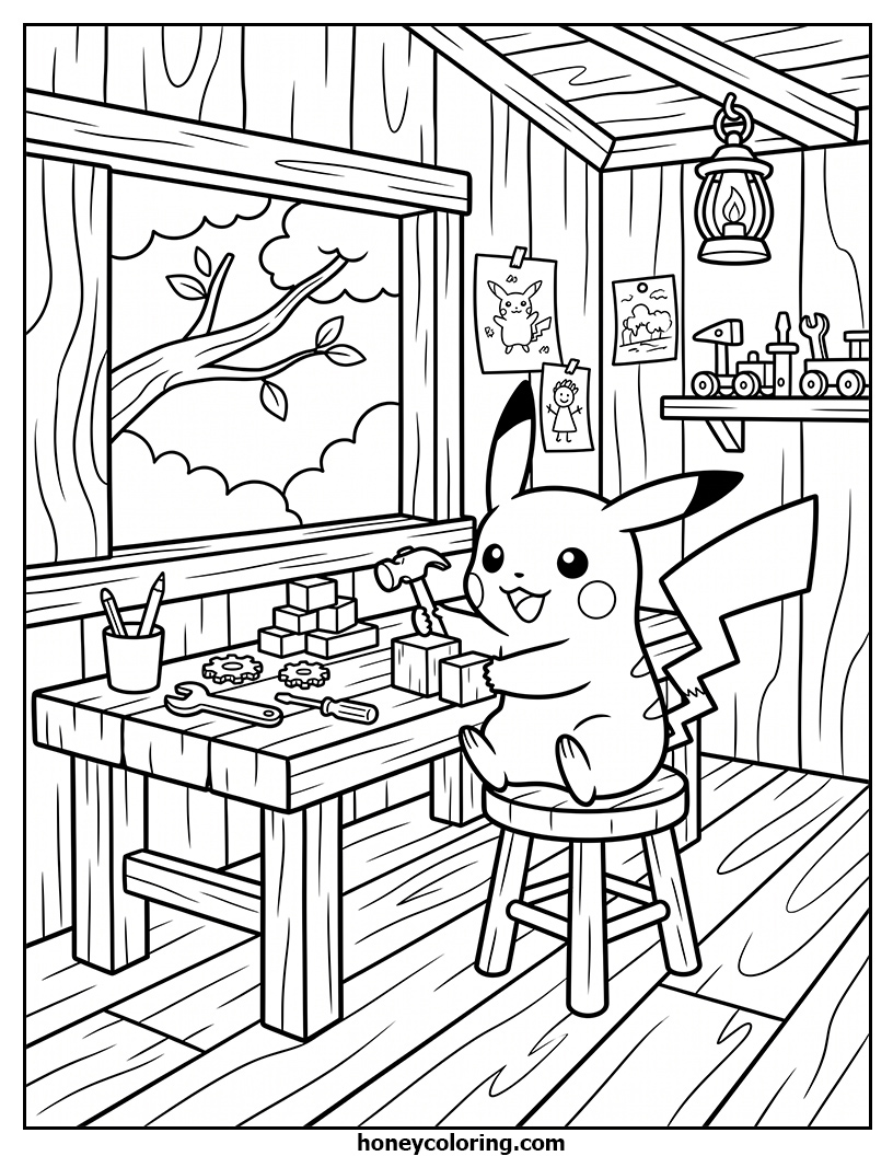 Pikachu Printable Artwork
