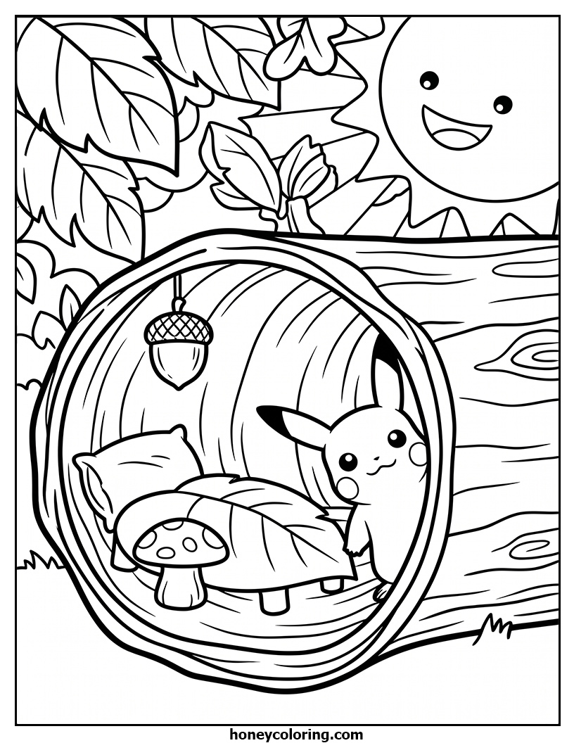 Pikachu Printable Craft Activity