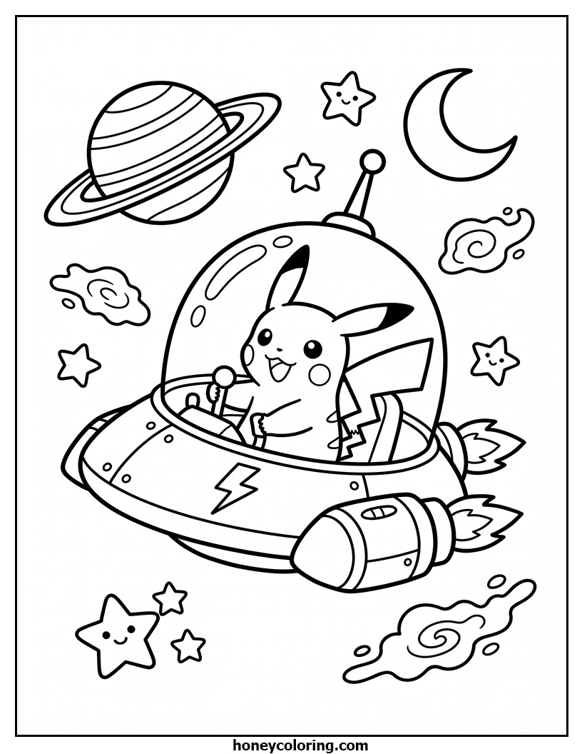 Pikachu Printable PDF