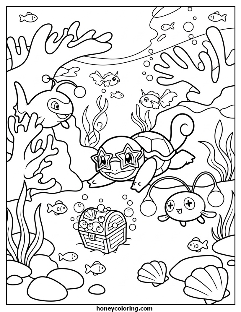 Pokemon Coloring Page PDF