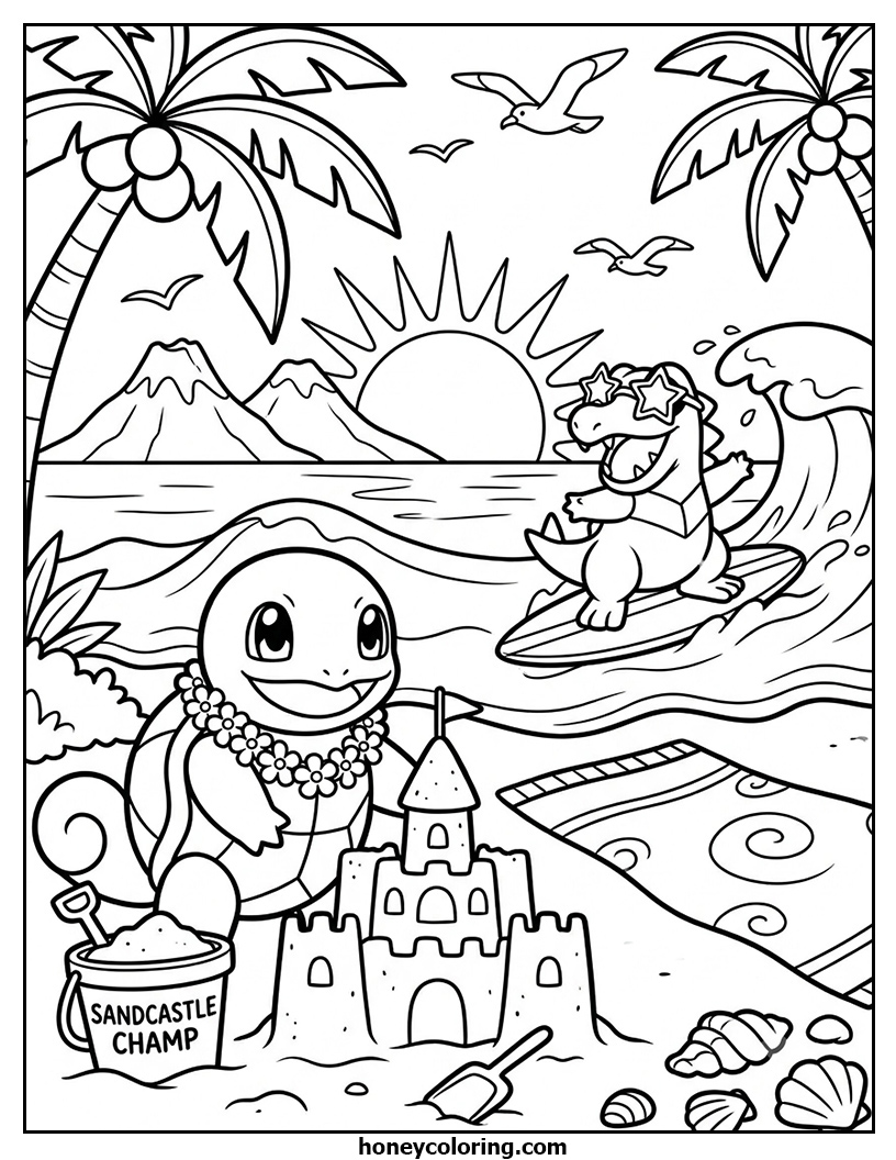 Pokemon Coloring Page