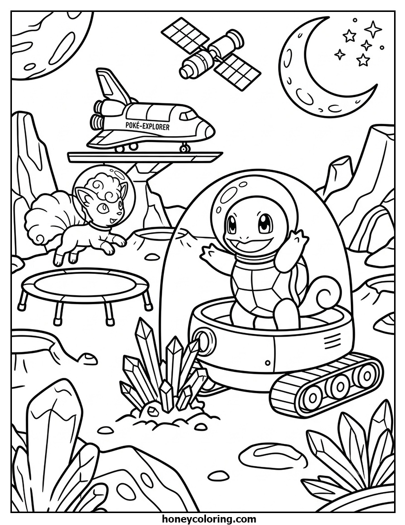 Pokemon Coloring Printout