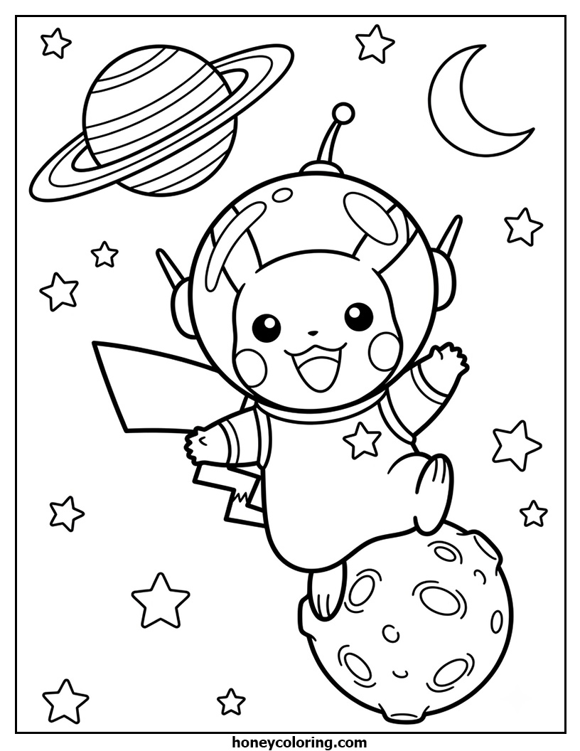 Pokemon Outline Printable